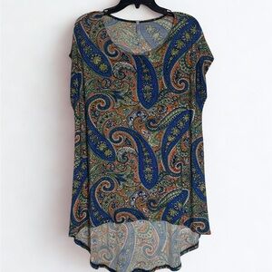 Paisley Print Women's Top